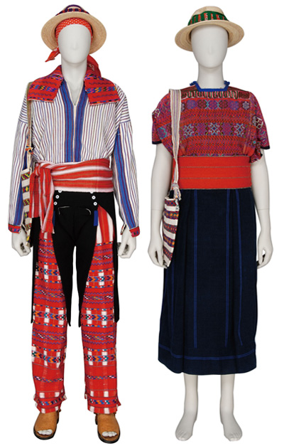 高地マヤの衣装 男性用 女性用 国立民族学博物館