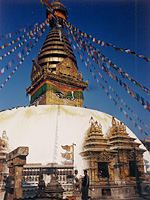 スヴァヤンブーの大仏塔