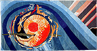 'Spirit of Ainu' tapestry by Kawamura Noriko