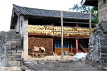 A Naxi house in Shangri-la County