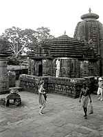 ヒンドゥー教寺院ムクテーシュヴァリー。オリッサ、インド。