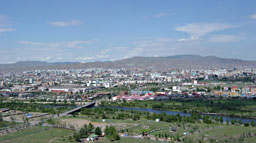 モンゴルの首都、ウランバートルの風景。