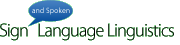 Website on Sign and Spoken Language Linguistics